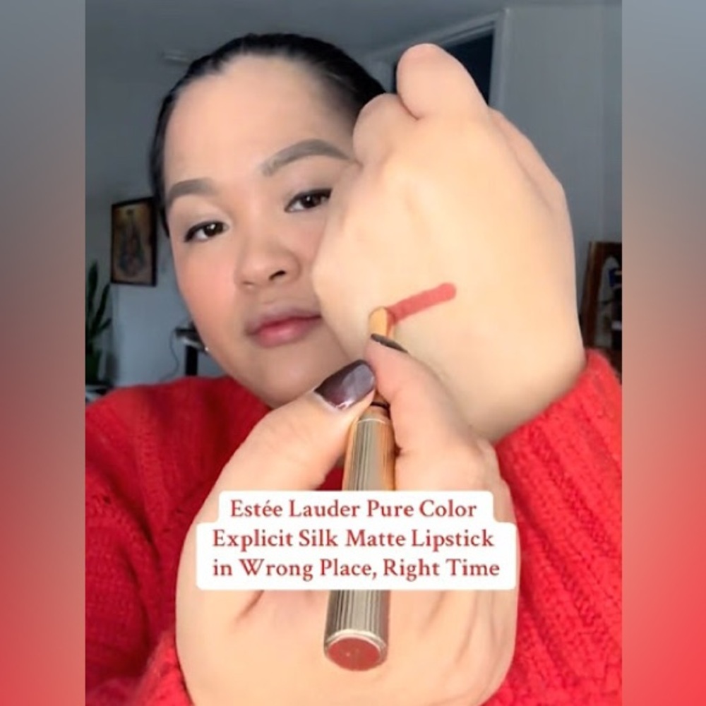 BNIB Estée Lauder Explicit Vellum Matte Lipstick - Wrong Place Right Time - Picture 3 of 4
